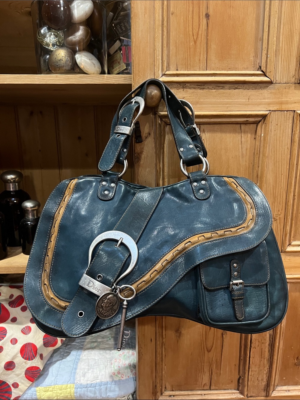 Dior Gaucho Double Saddle Bag